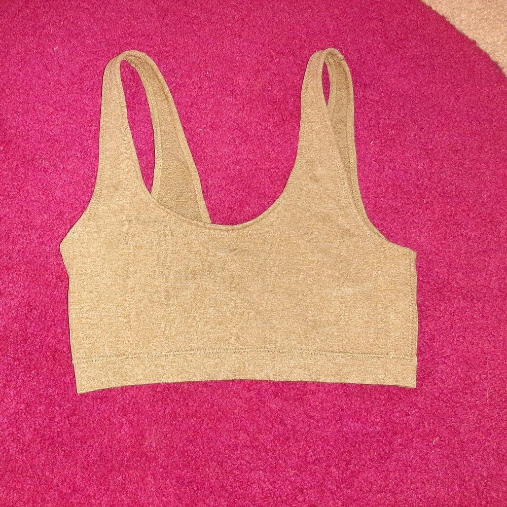 Tan crop top